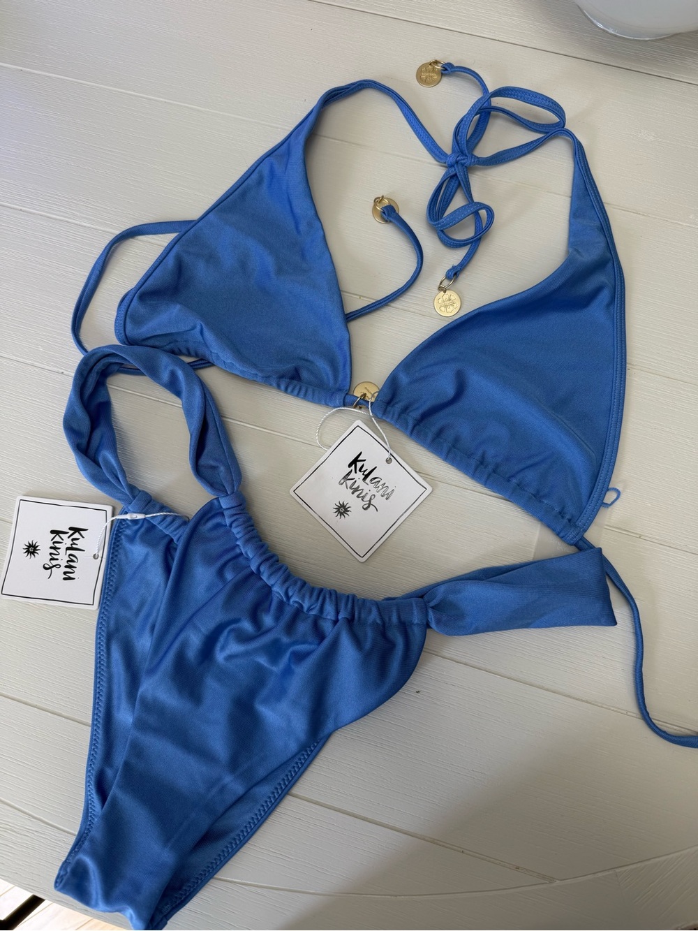Kulani Kinis Bluebell Triangle Bikini Set